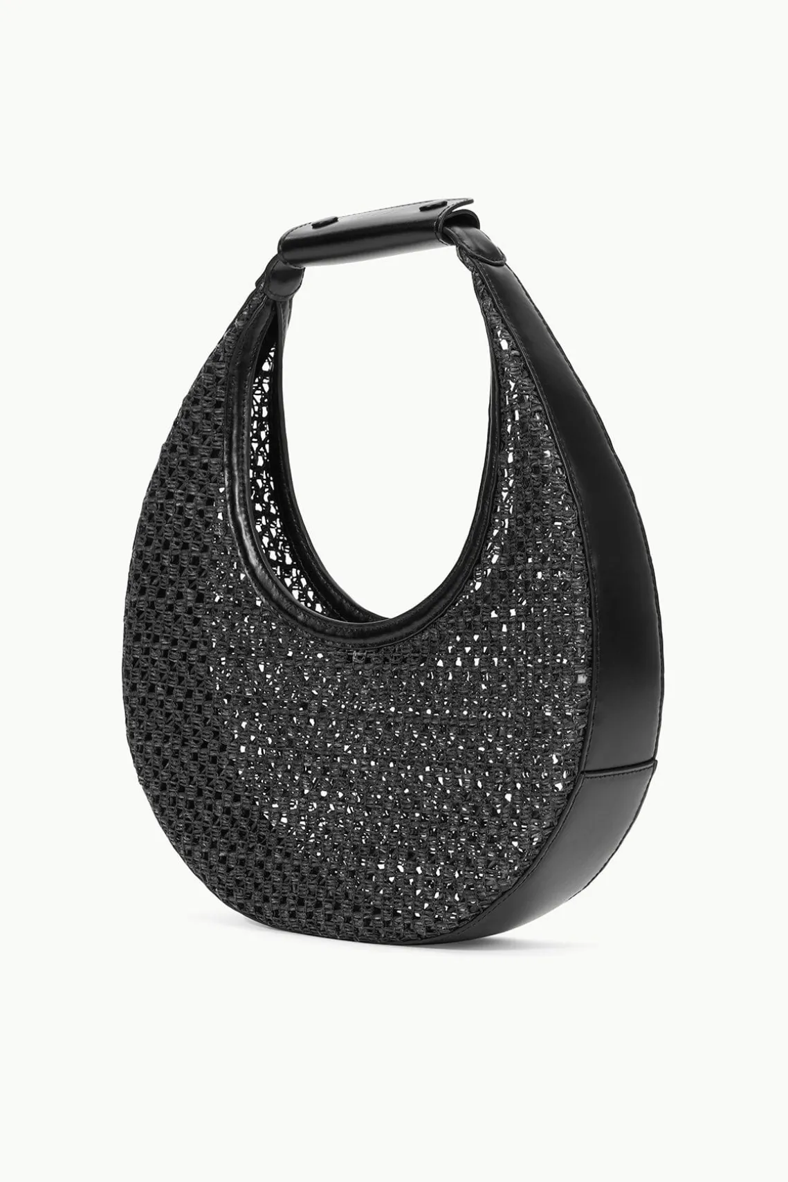 MOON WOVEN BAG BLACK