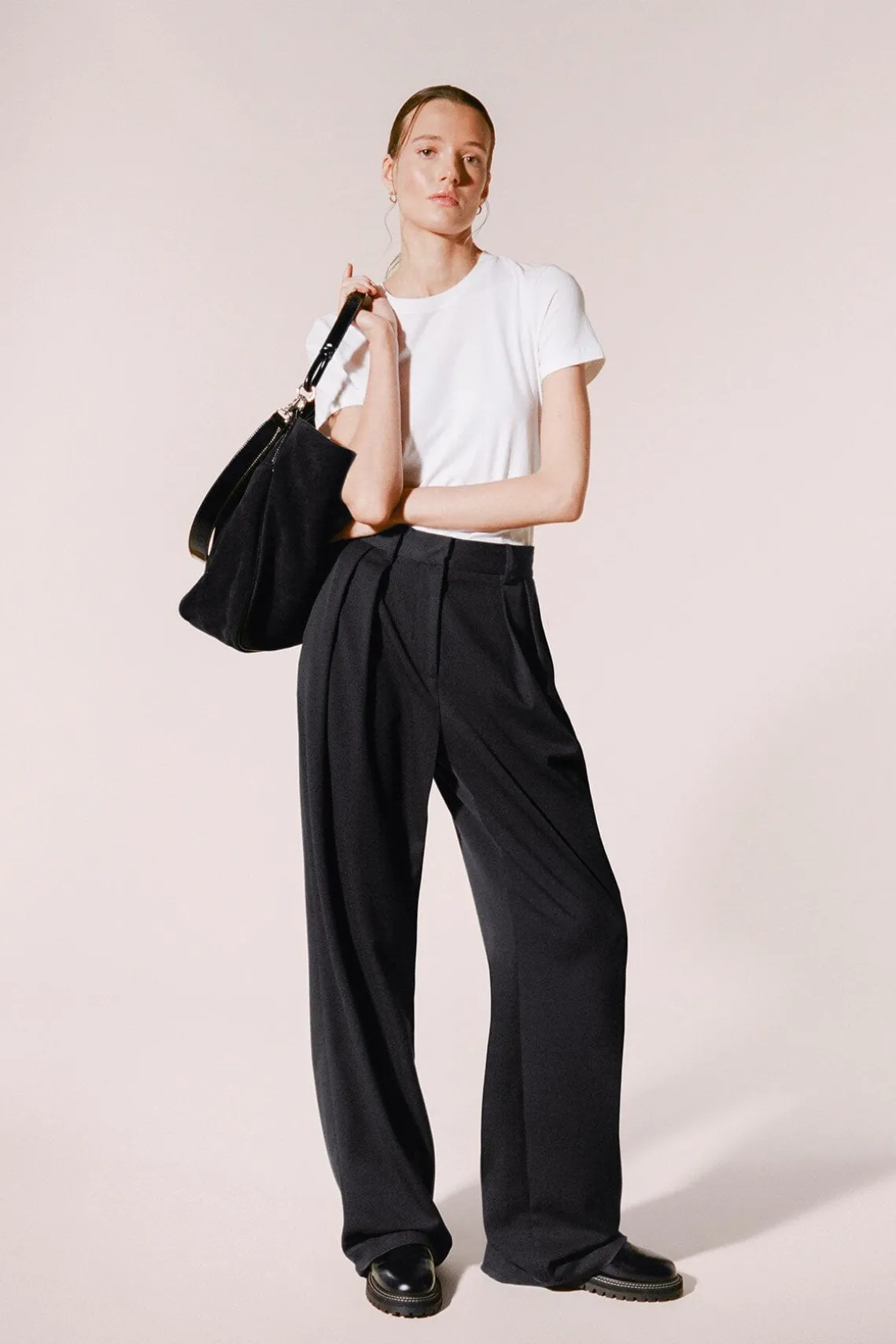 PERRY BAG BLACK SUEDE