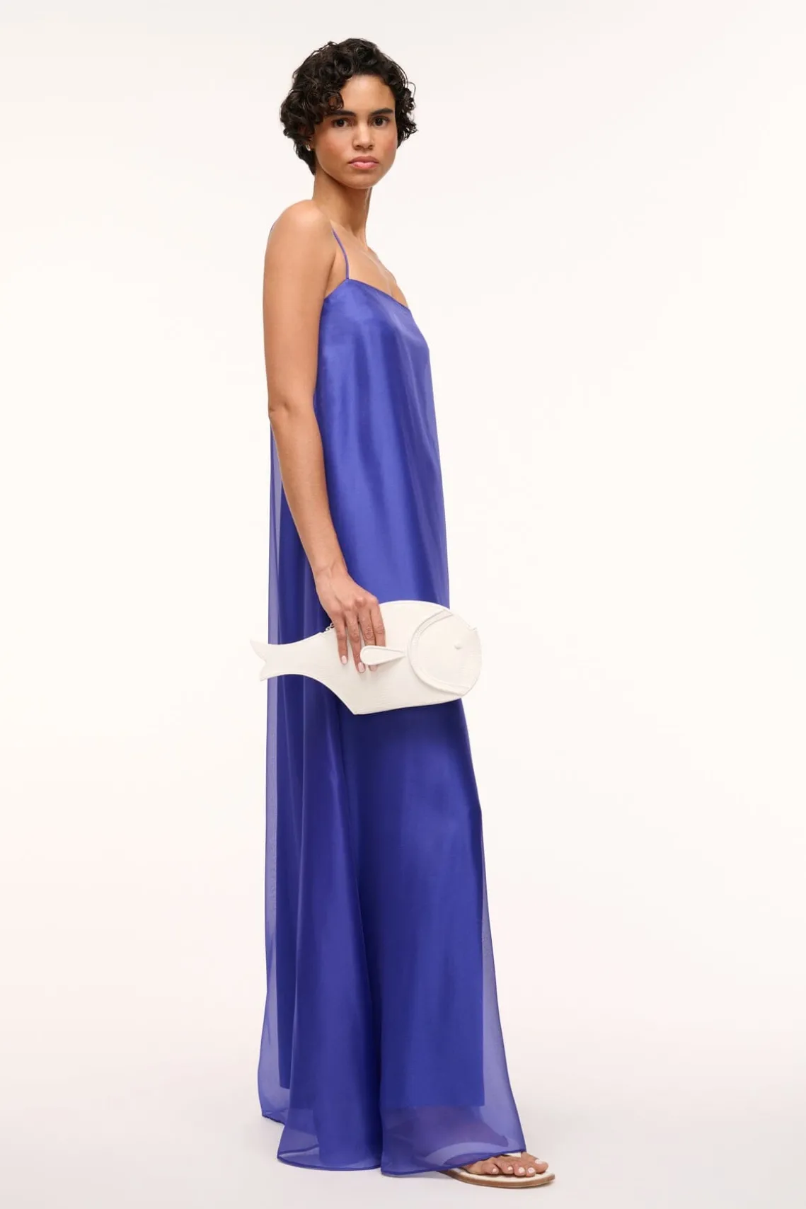 PESCE LEATHER CLUTCH PAPER