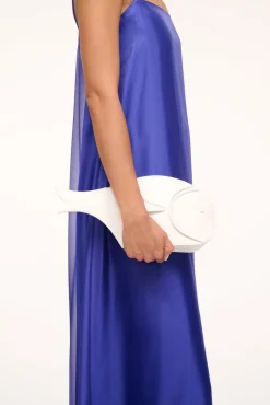 PESCE LEATHER CLUTCH PAPER