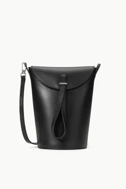 PHOEBE CONVERTIBLE BUCKET BAG BLACK