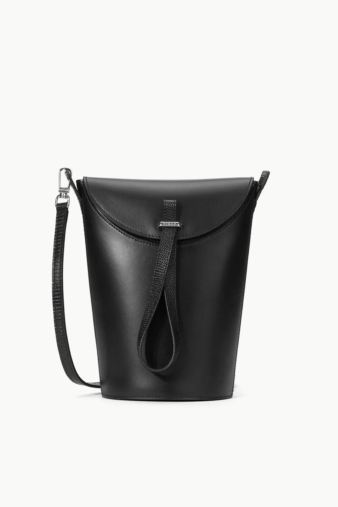 PHOEBE CONVERTIBLE BUCKET BAG BLACK