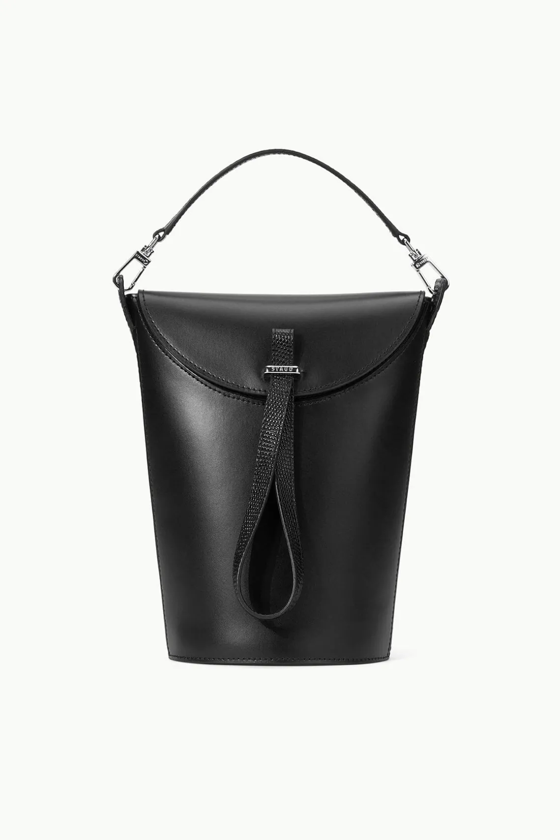 PHOEBE CONVERTIBLE BUCKET BAG BLACK