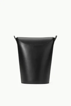 PHOEBE CONVERTIBLE BUCKET BAG BLACK