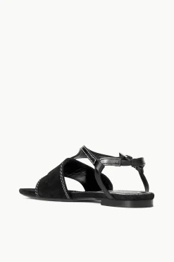 PURA VIDA FLAT SANDAL BLACK