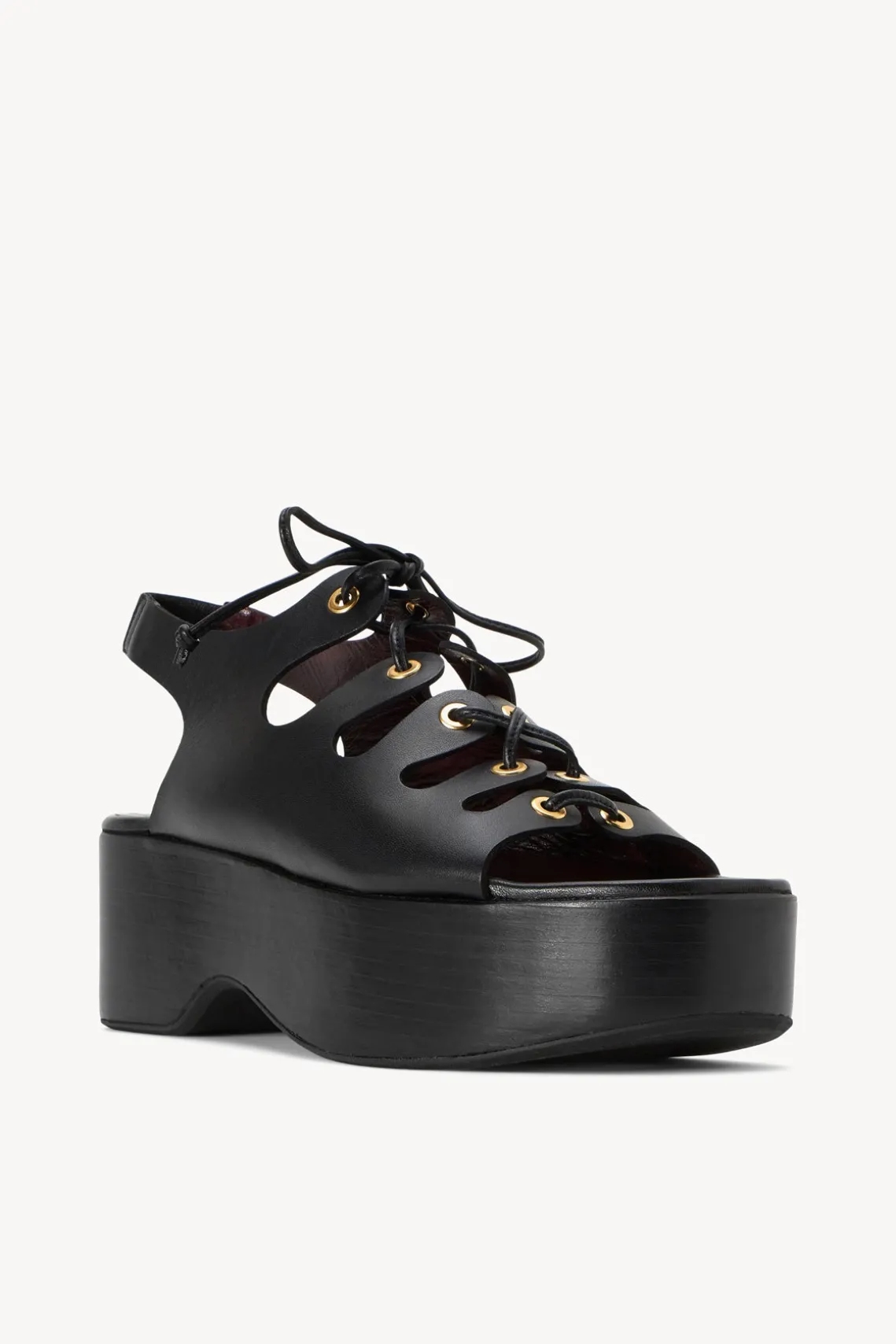 QUINN PLATFORM SANDAL BLACK