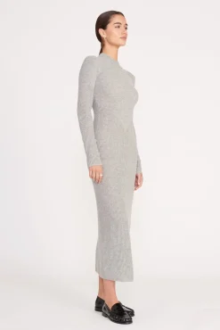 RAMONA DRESS  HEATHER GREY