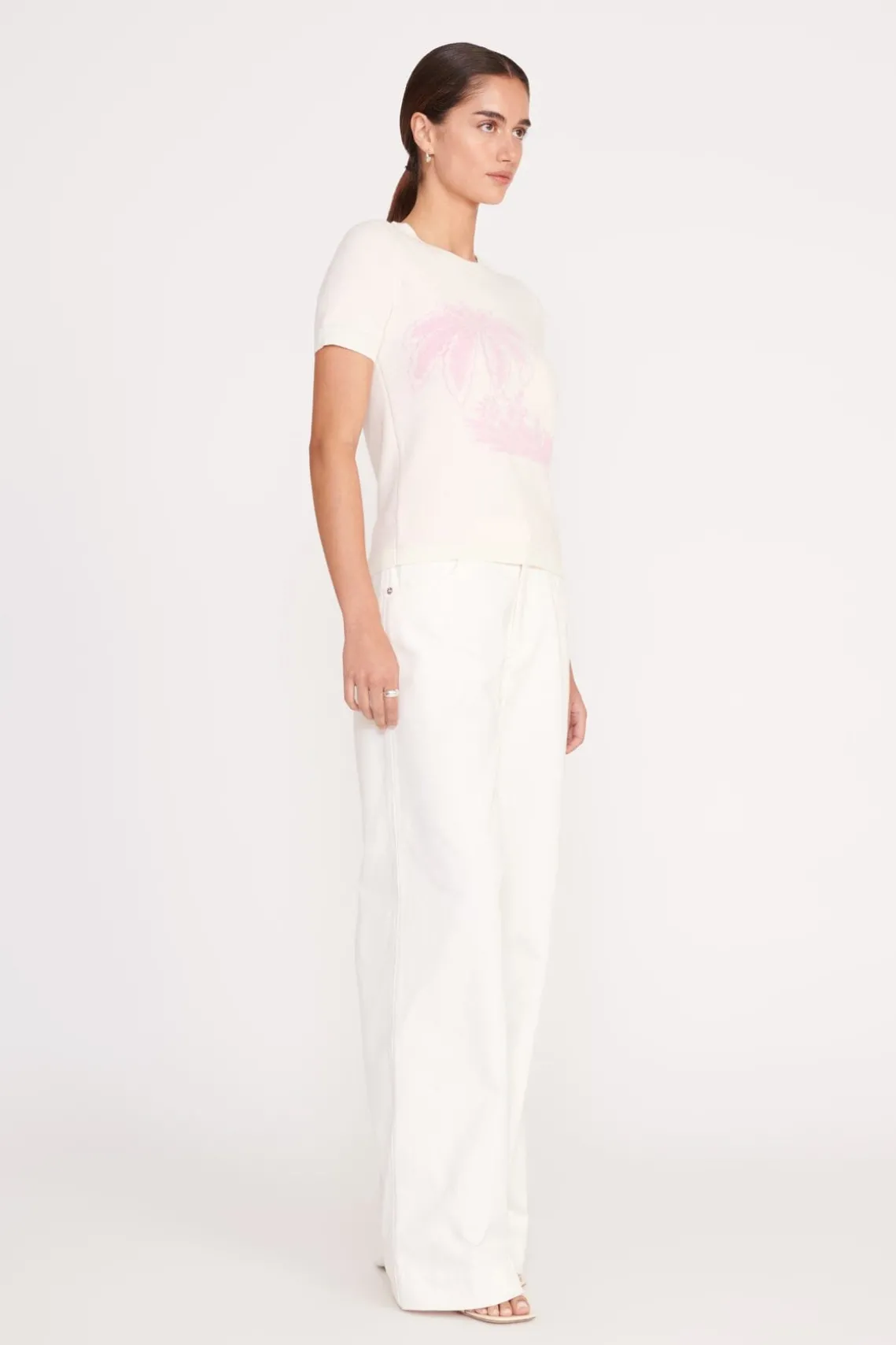 REYNA SWEATER IVORY CHERRY BLOSSOM TOILE