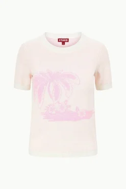 REYNA SWEATER IVORY CHERRY BLOSSOM TOILE