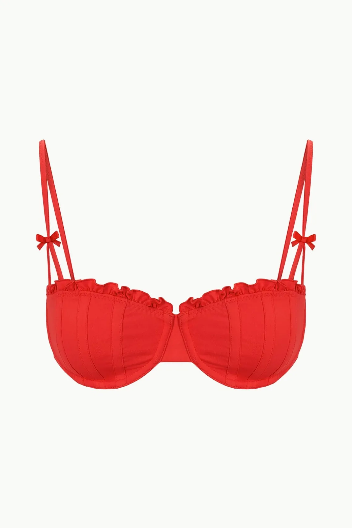 RHETT BIKINI TOP RED ROSE