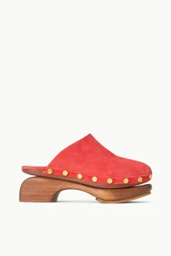 RHODES CLOG RED ROSE