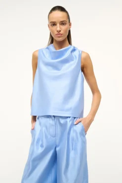 ROCHELLE TOP PERIWINKLE