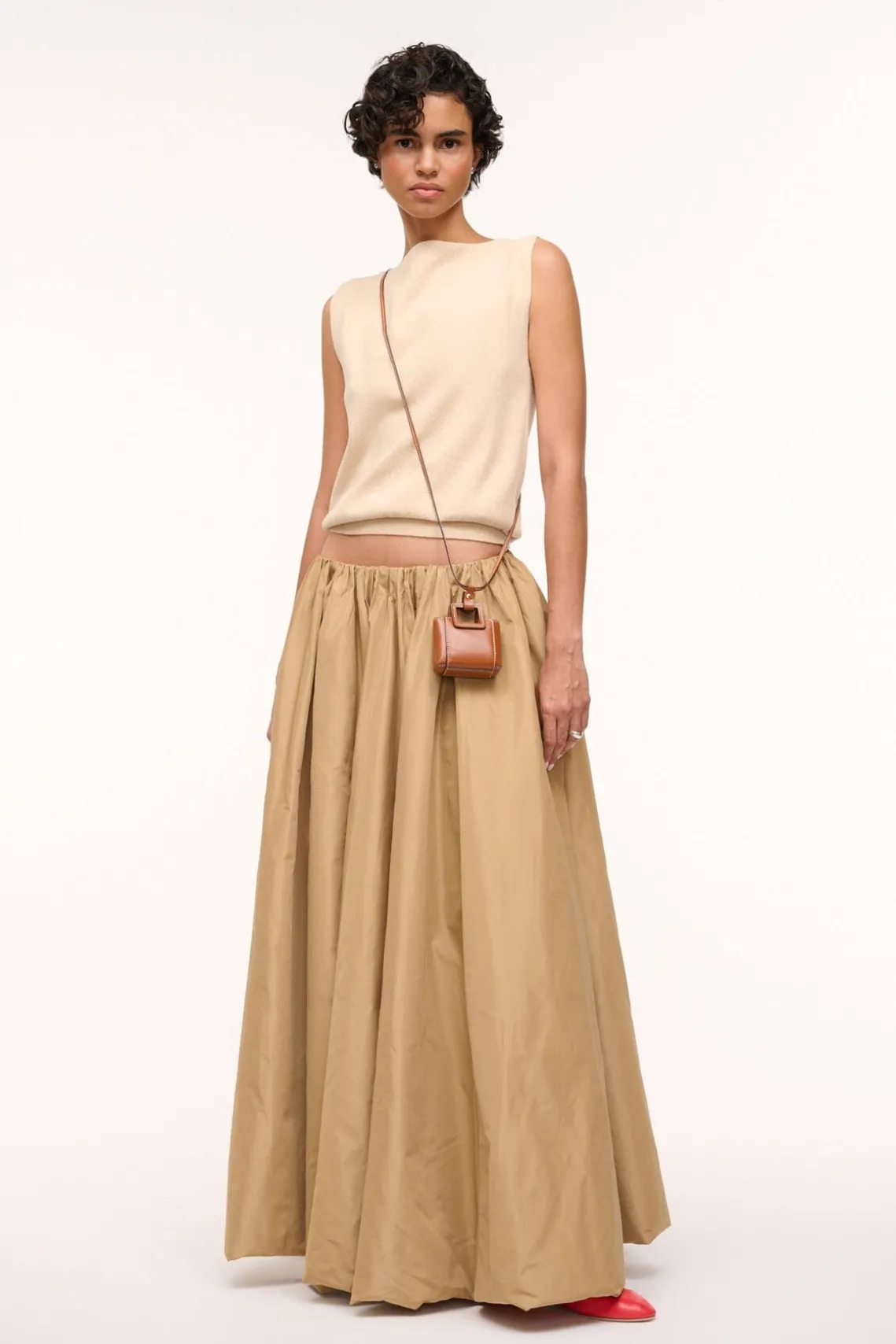 SHIRLEY MICRO NECKLACE TAN