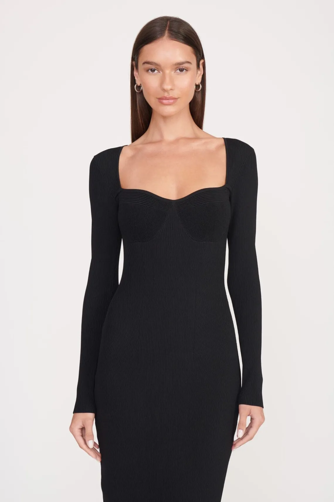 SILHOUETTE DRESS BLACK