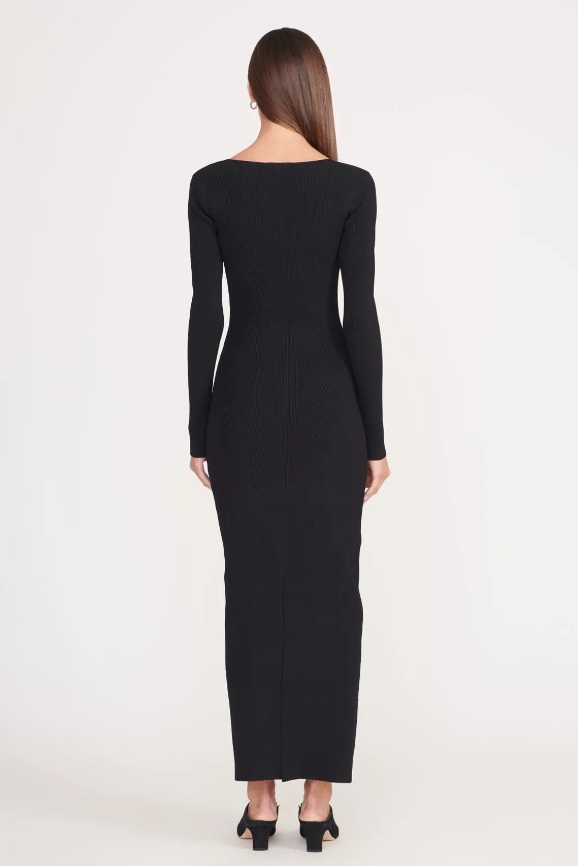 SILHOUETTE DRESS BLACK
