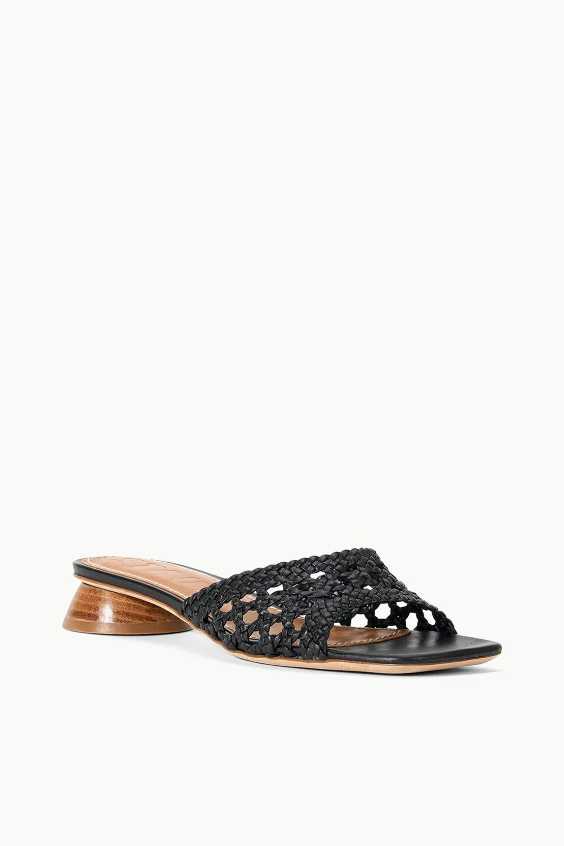SIMONE CROCHET HEEL BLACK