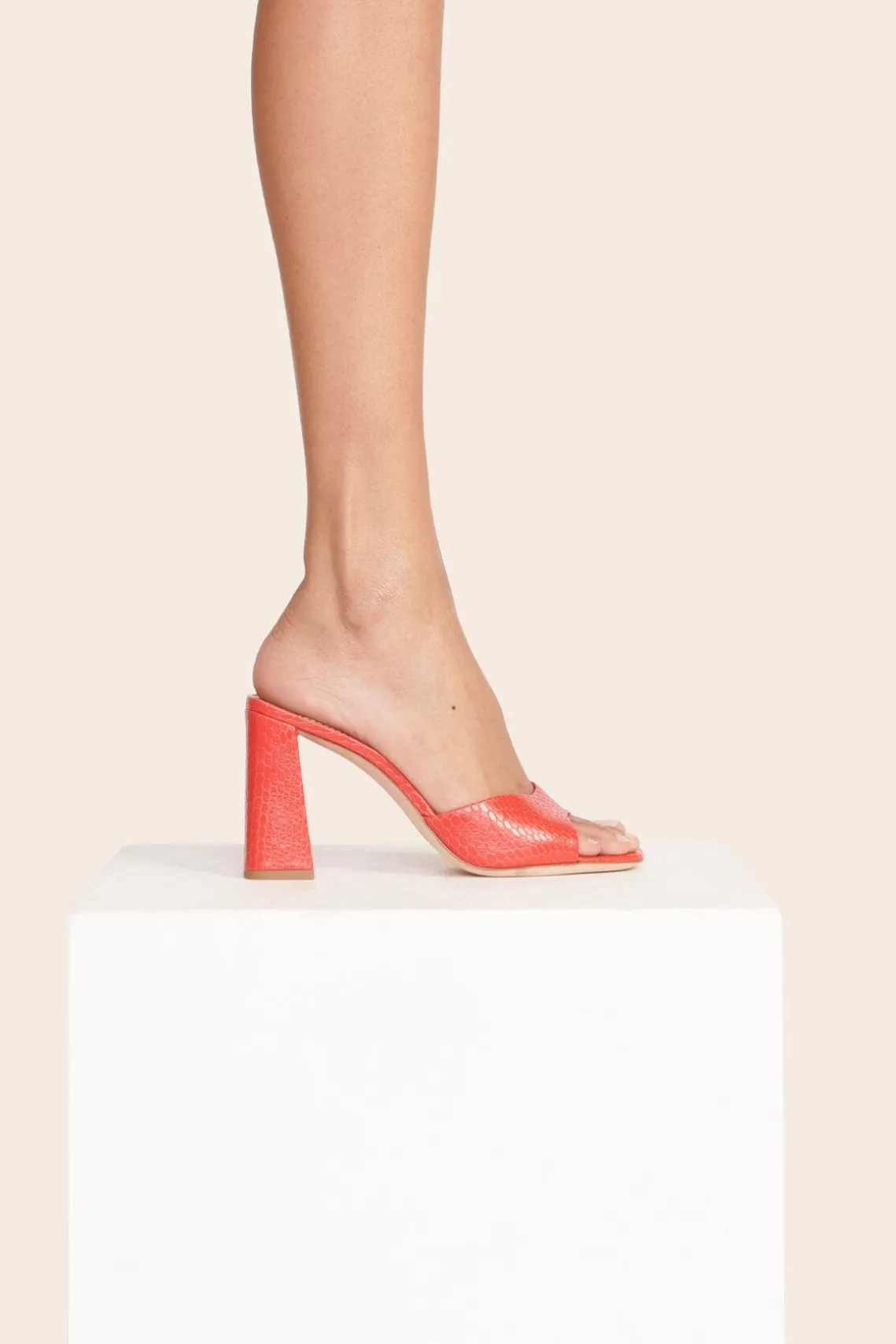 SLOANE HEEL RED ROSE