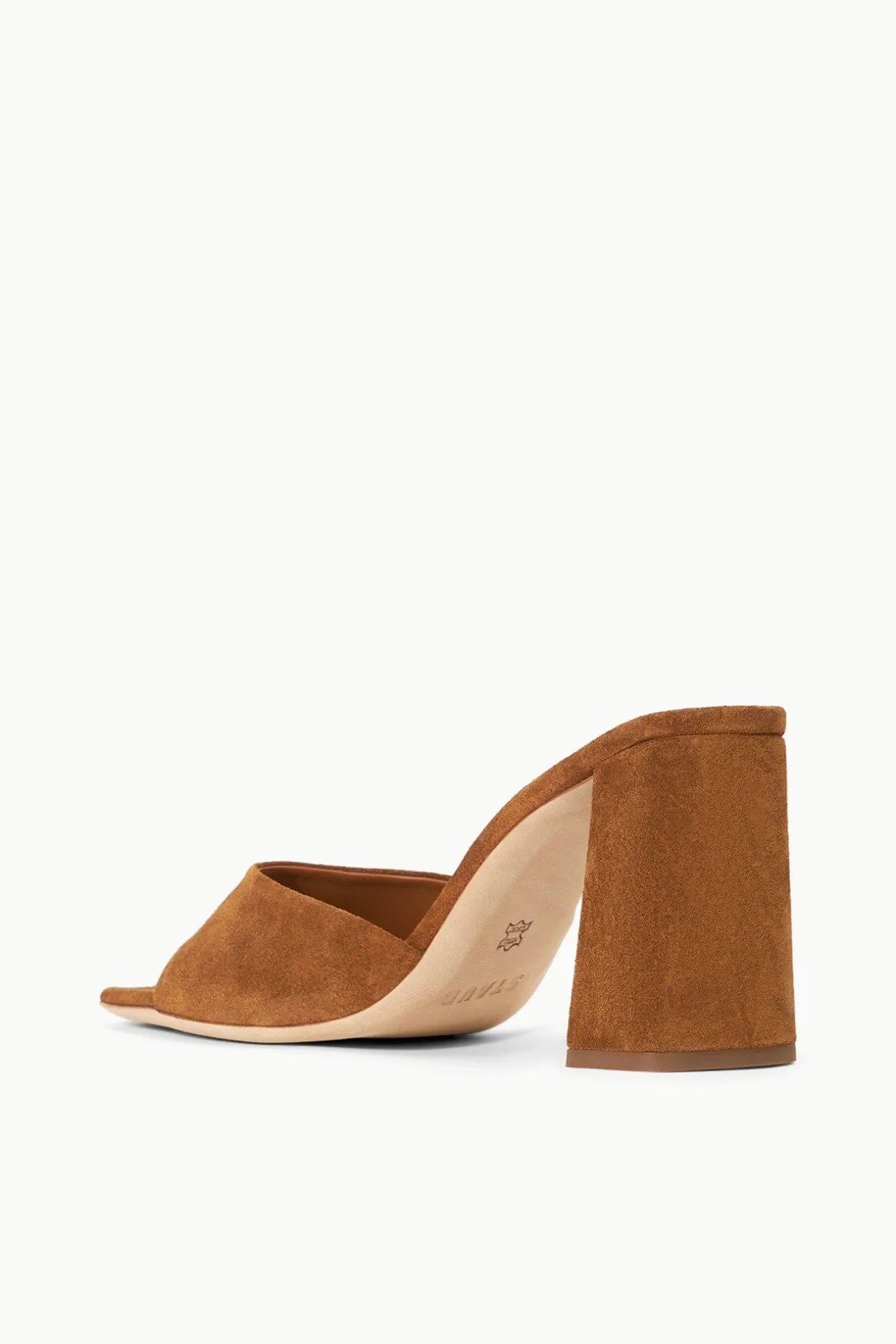 SLOANE HEEL TAN SUEDE
