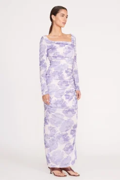 SOLANA DRESS ANTIQUE PRESSED FLOWERS