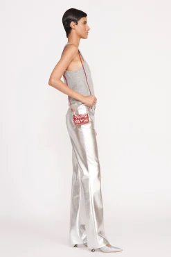 TINY TOMMY BEADED CROSSBODY SCARLET WHITE