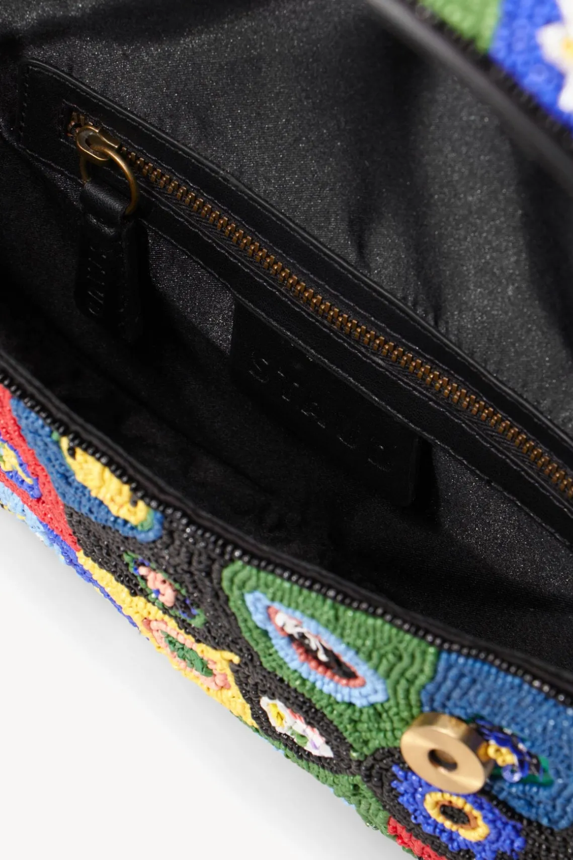 TOMMY BEADED BAG BLACK MILLEFIORI