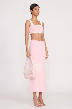 TOMMY BEADED BAG  IVORY CHERRY BLOSSOM TOILE