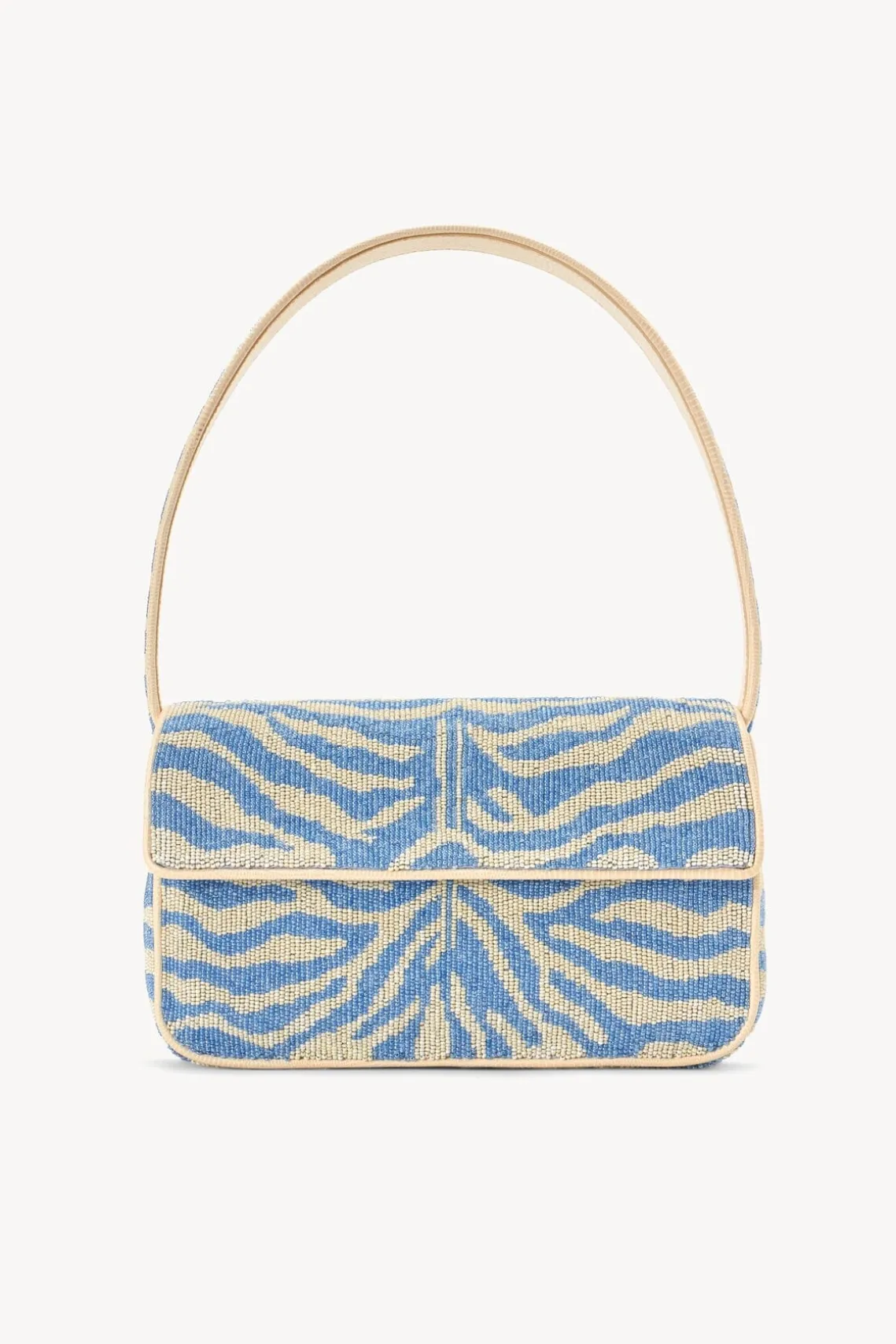TOMMY BEADED BAG LIGHT BLUE CREAM