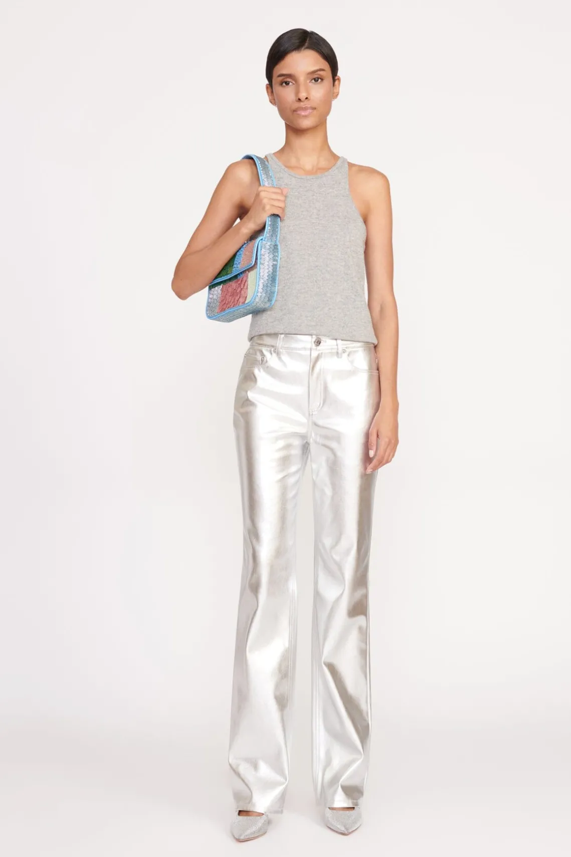 TOMMY BEADED BAG PATCHWORK SHERBET