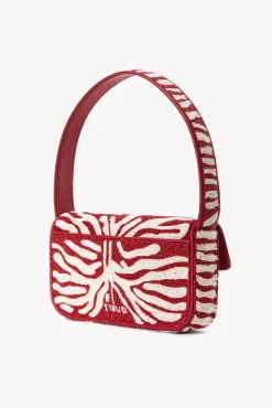 TOMMY BEADED BAG SCARLET WHITE