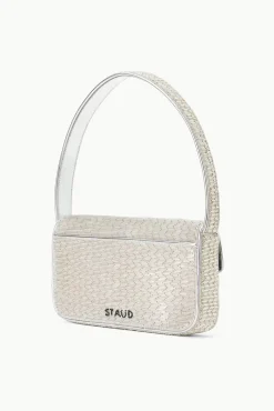 TOMMY BEADED BAG SILVER