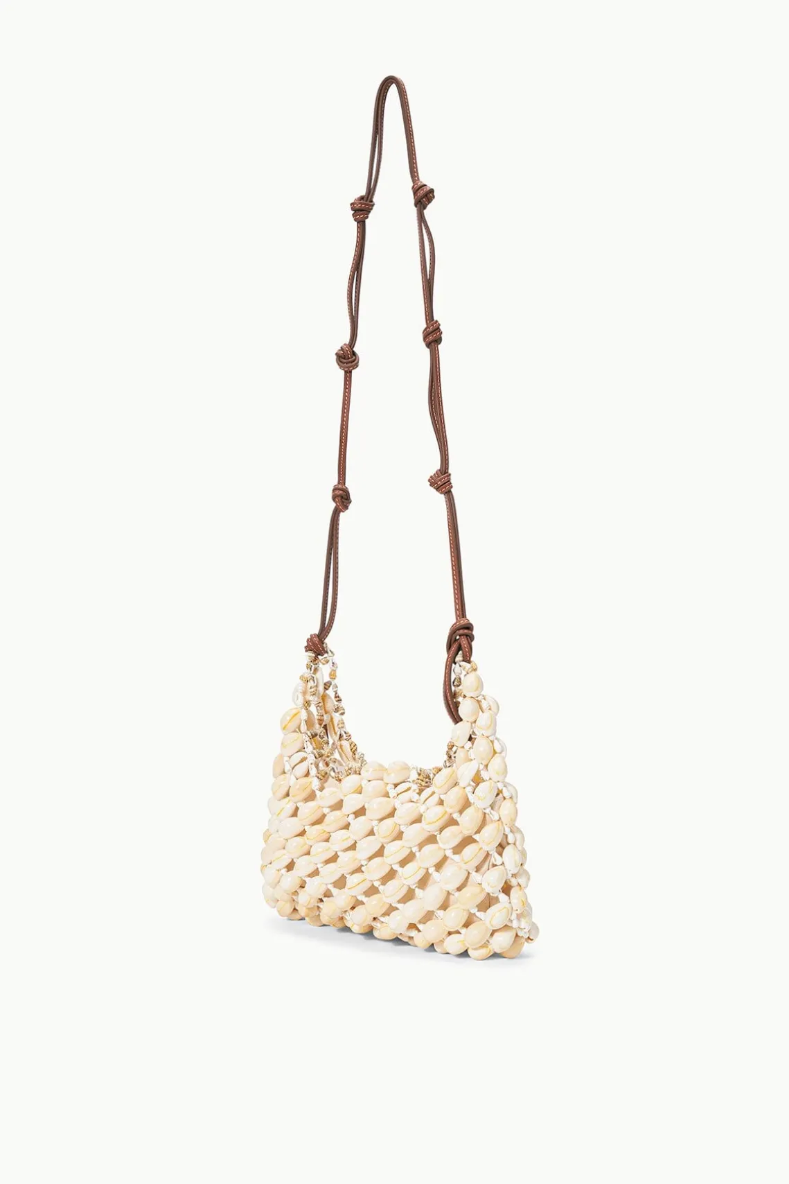 VACANZA SHELL SHOULDER BAG NATURAL TAN