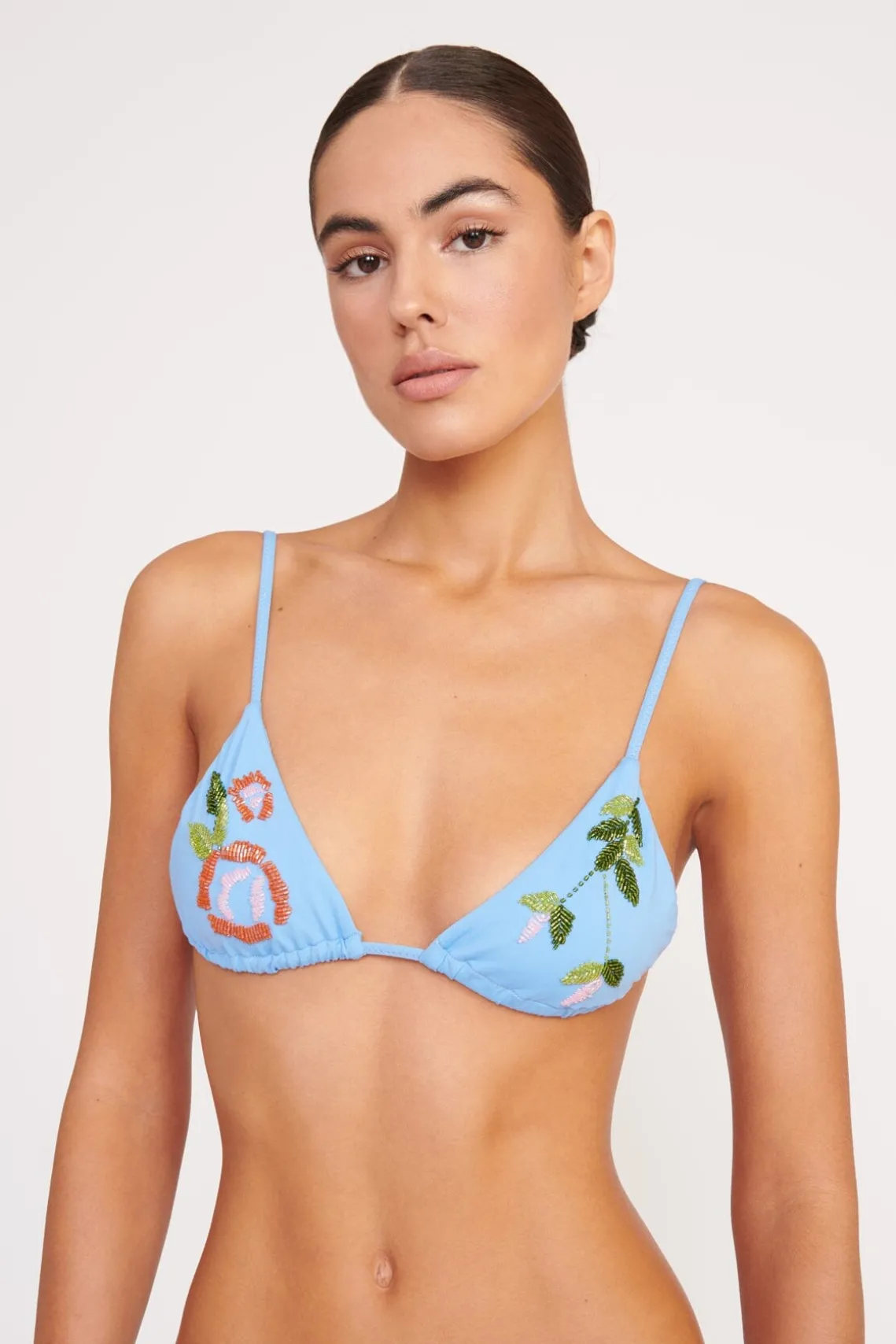 VAL BIKINI TOP DIAMOND ROSE
