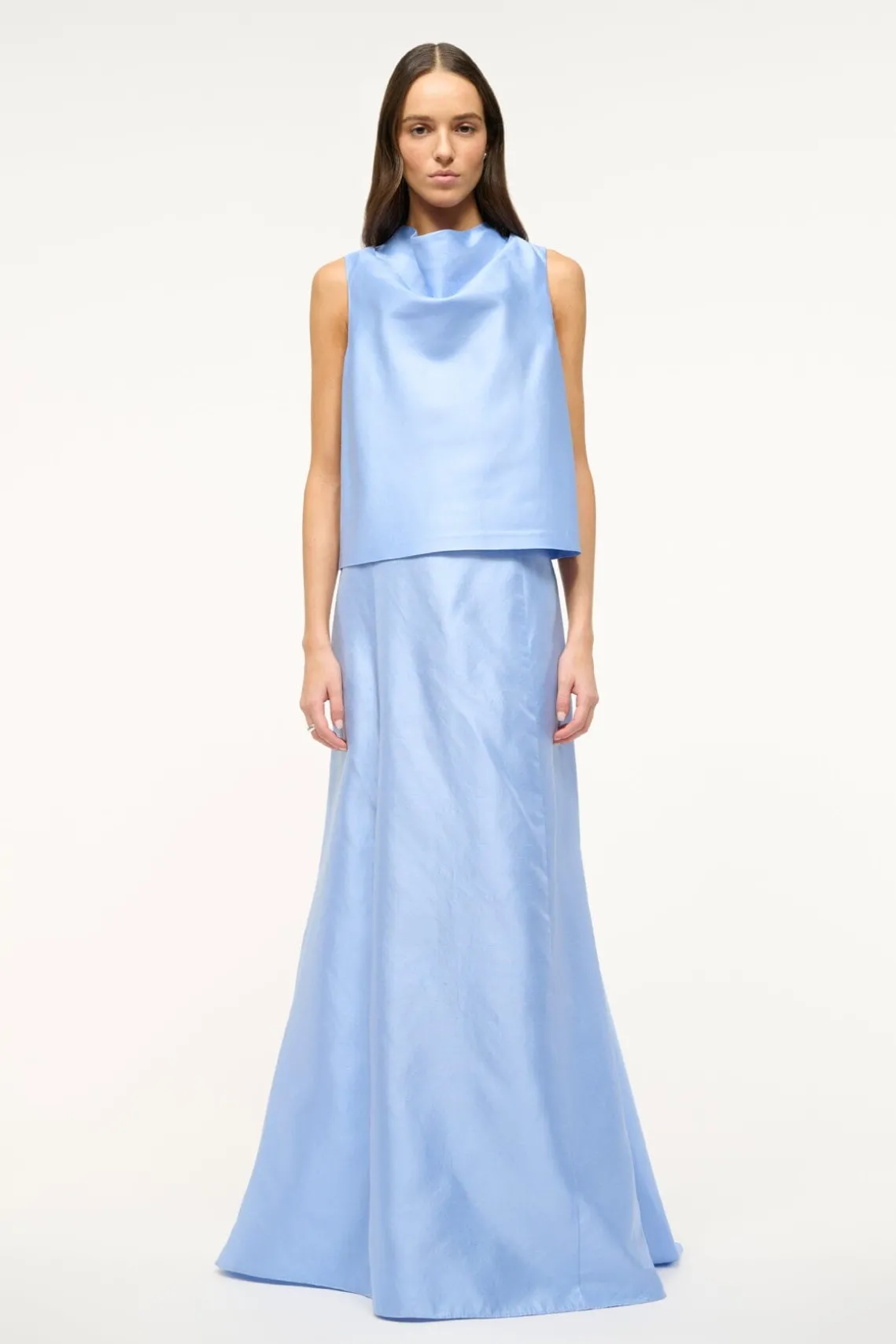 VINCENZO SKIRT PERIWINKLE