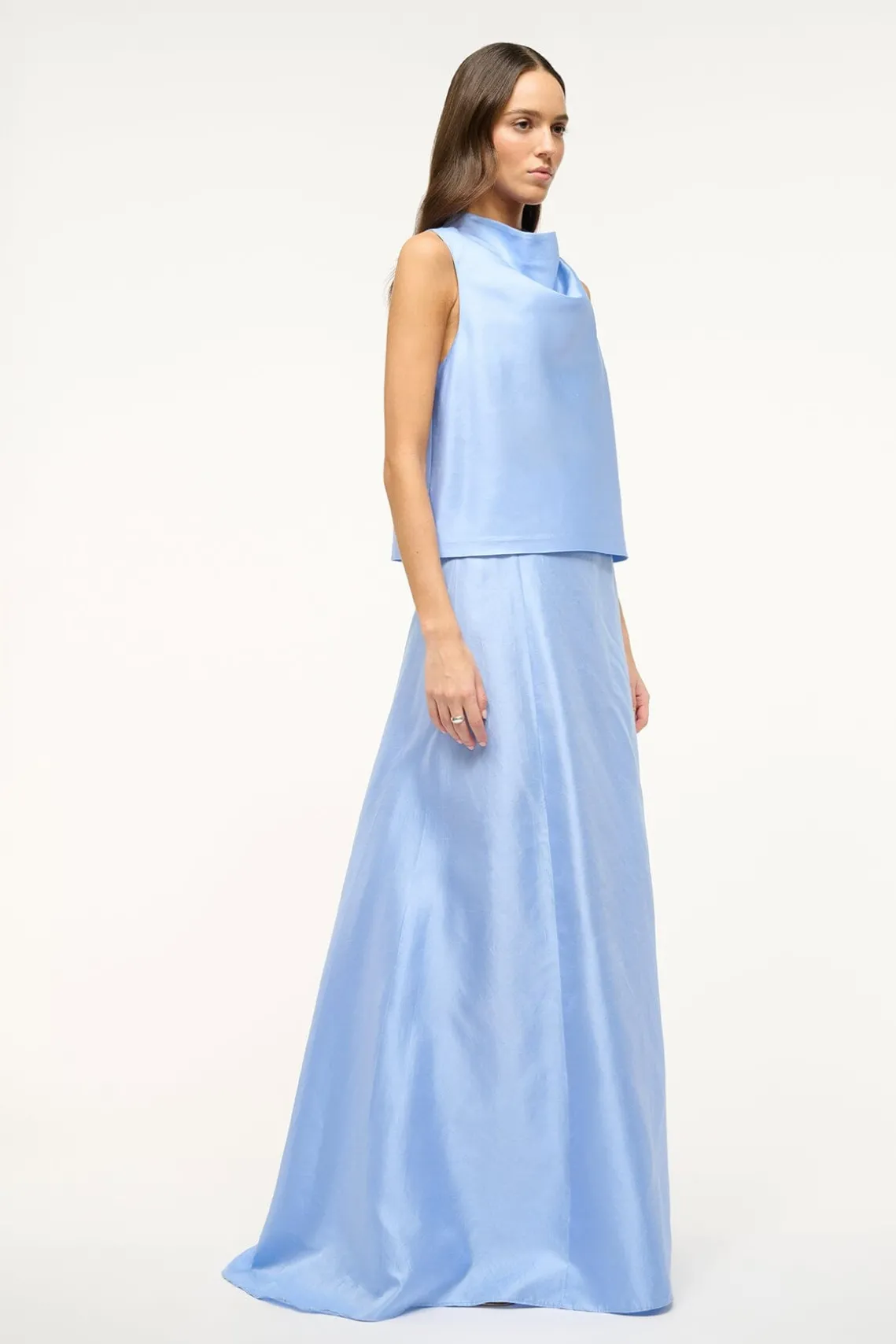 VINCENZO SKIRT PERIWINKLE