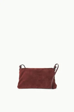 VIVI CROSSBODY BAG MAHOGANY SUEDE