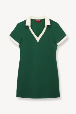 VOLLEY DRESS COURT GREEN IVORY