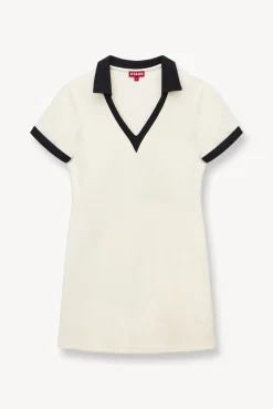 VOLLEY DRESS IVORY BLACK