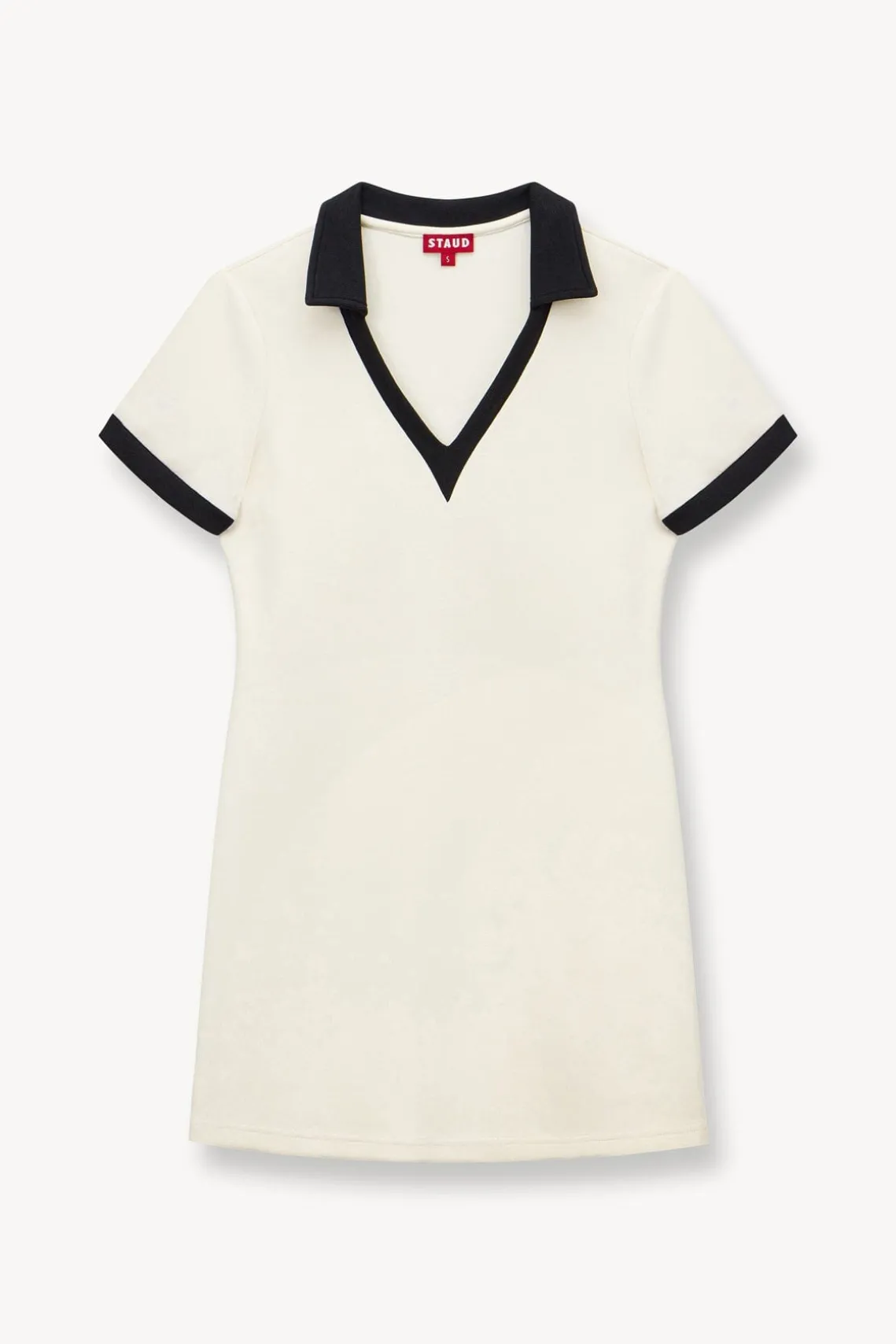 VOLLEY DRESS IVORY BLACK