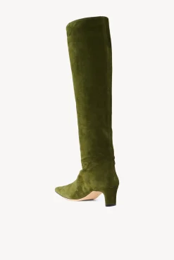 WALLY BOOT OLIVE SUEDE