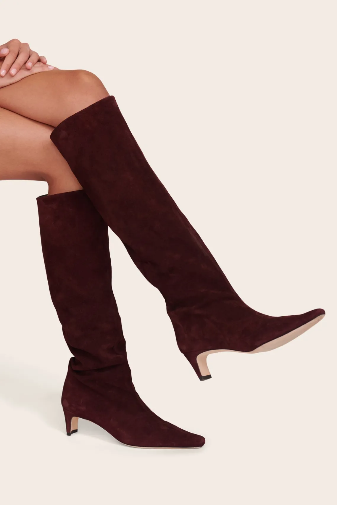 WALLY BOOT PLUM SUEDE