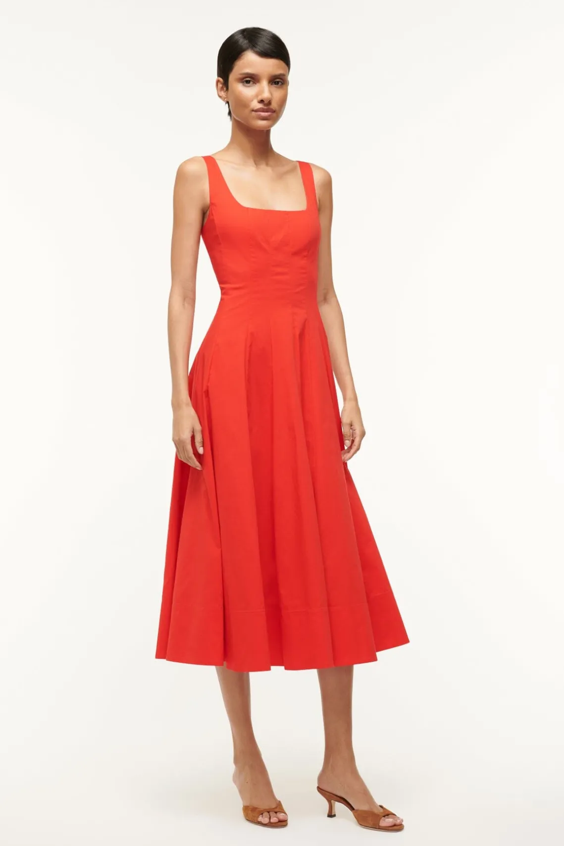WELLS DRESS RED ROSE