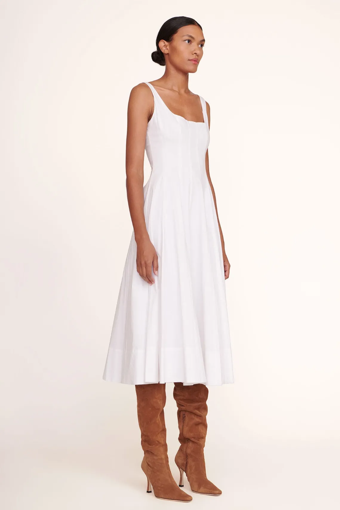 WELLS DRESS WHITE