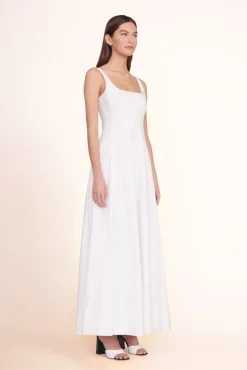 WELLS MAXI DRESS  WHITE