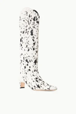 WESTERN WALLY BOOT BLACK & WHITE HAIRCALF