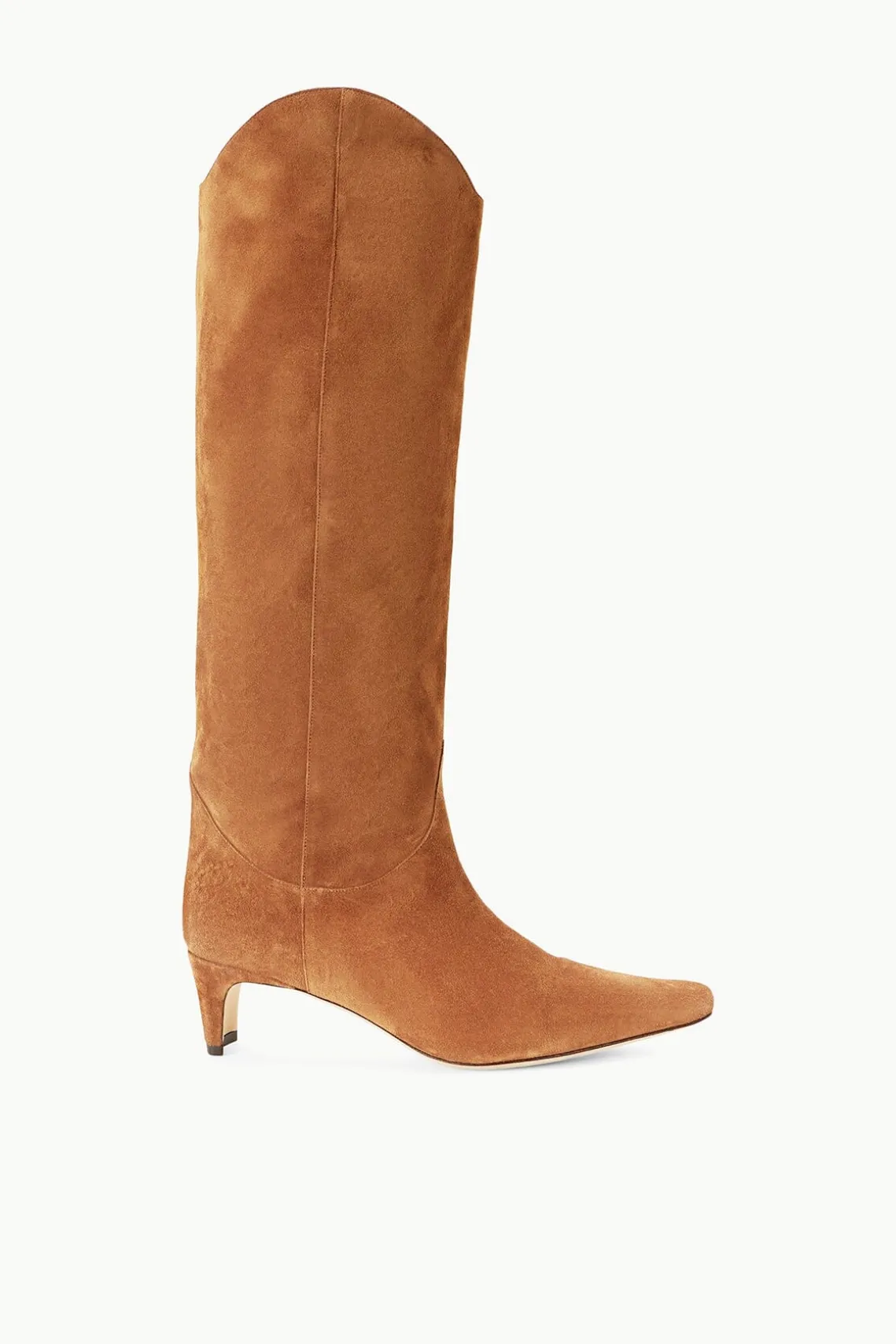 WESTERN WALLY BOOT TAN SUEDE