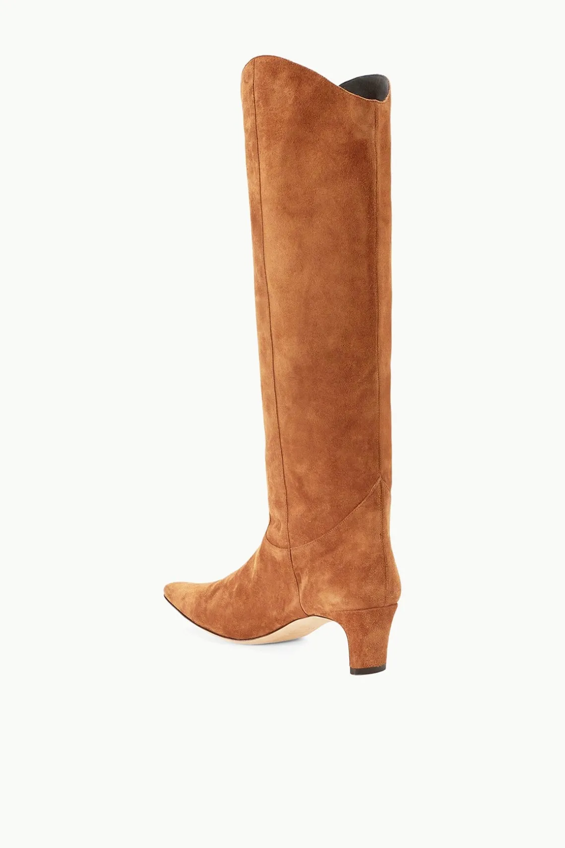 WESTERN WALLY BOOT TAN SUEDE