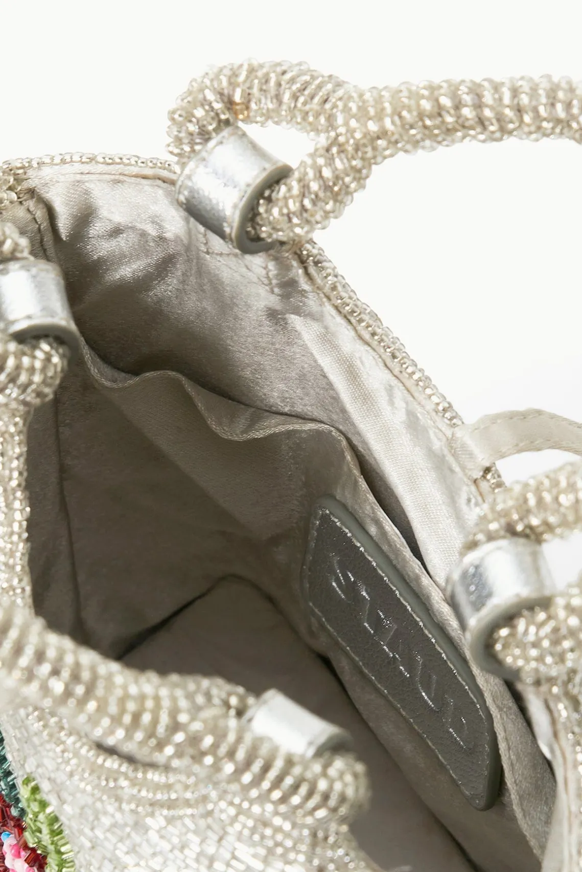 ZOE BEADED BAG DIAMOND ROSE